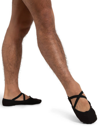 Zapato de Ballet Mens Canvas Romeo (Tallas Grandes)