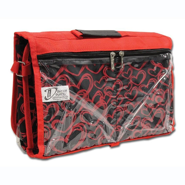 The Attitude® Hanging Accessory Case - Red Hearts