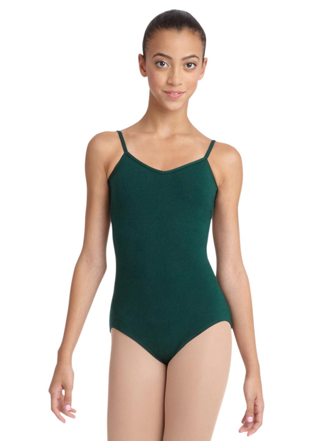 V-Neck Camisole Leotard - Niña